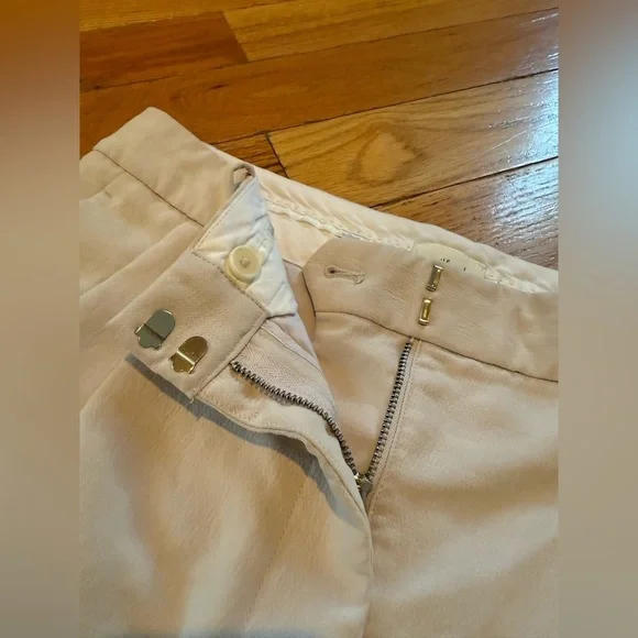 Wilfred Aritzia High Rise Pleated Wide Leg Trouser Pants Womens Size 12 Ivory - Picture 5 of 15